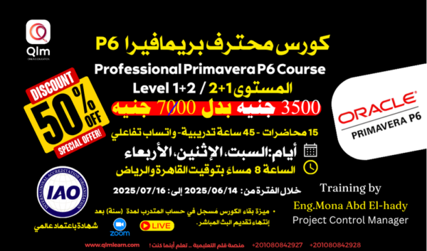 Professional Primavera P6 Course 14-06-2025